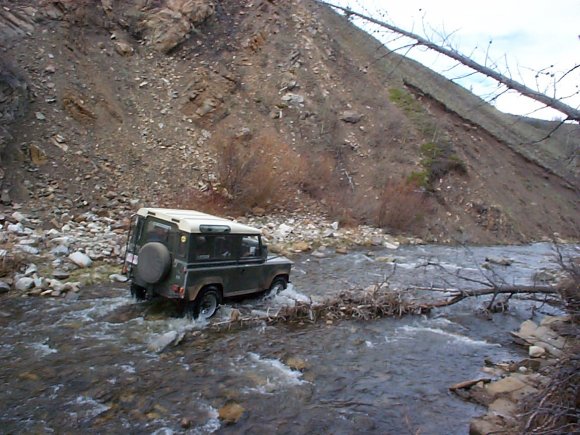 Keith Driving up creek