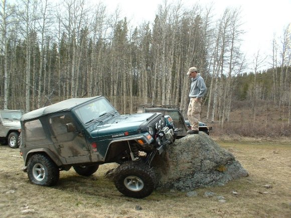 One of the Jeeps Posing