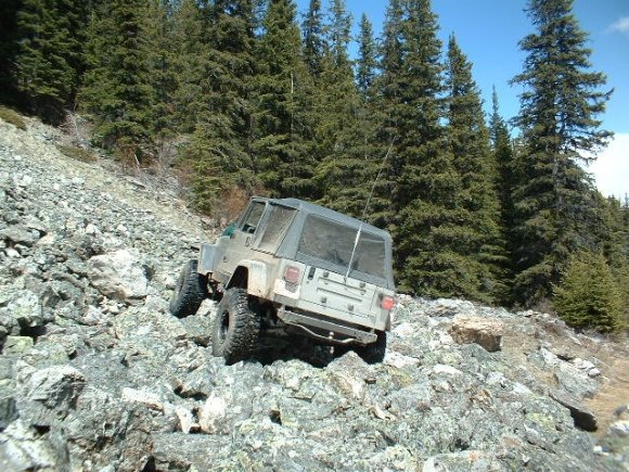 Steve Playing in the rocks with his 37s