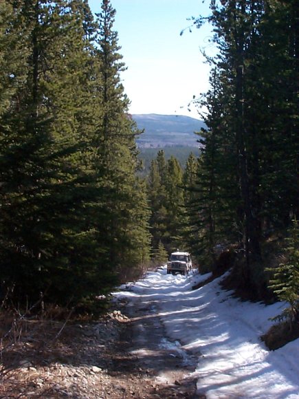 Brad coming up cutline near ghost river