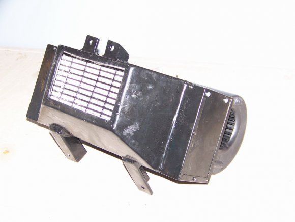 Modified heater front view