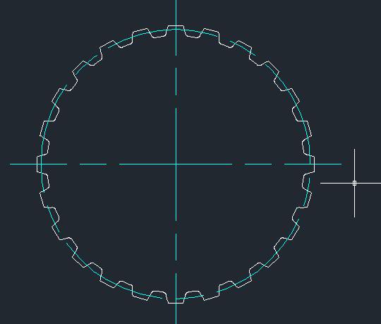 Land Rover 24 spline involute pattern