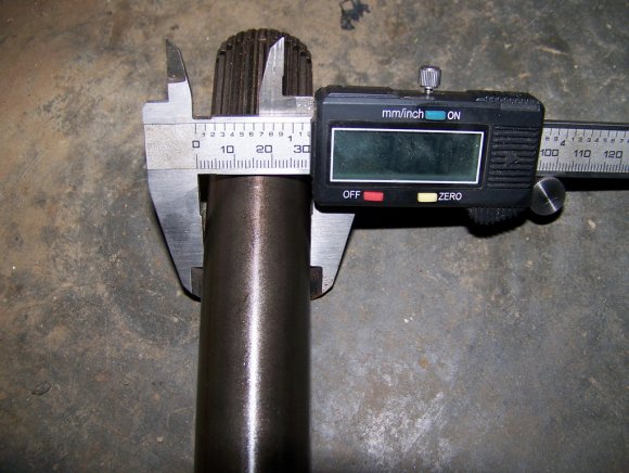 Ashcroft 24 spline Chrom-Moly Shafts 30.20 mm