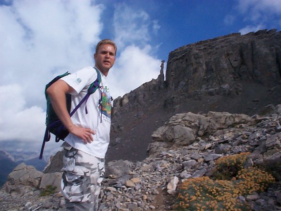 Axel on Black Rock Mountain hike