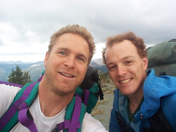 Axel and John north of Sage Pass 2