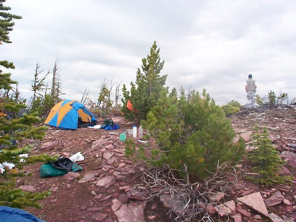 Camp 2 in the morning