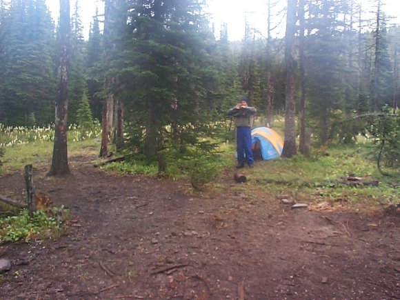 Camp 3 at Sage Pass and Axel