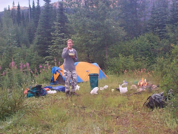 Camp 5 on West Castle River and Axel