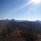 Looking back from Coulotte Ridge