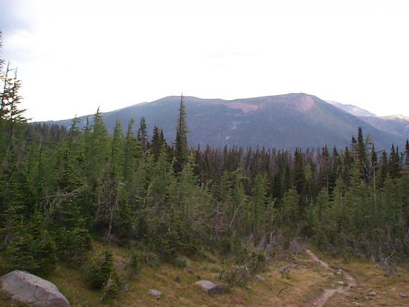 Mount Rowe from Forum Lake Trail