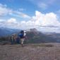 Mt Festubert and divide ridge from the south