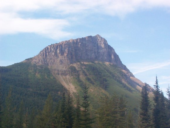 Unnamed peak in West Castle River Valley