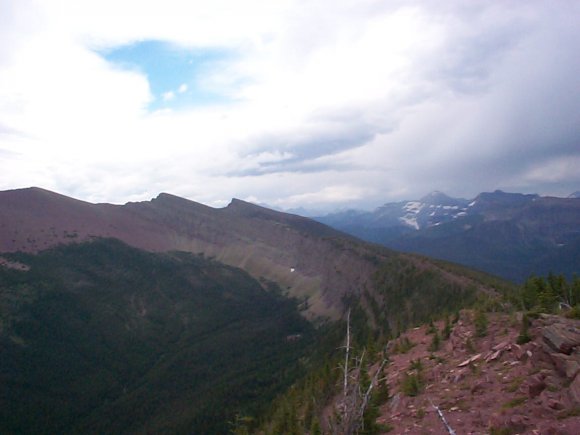 View back from camp 2
