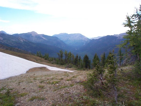 West Castle River Valley from last Summit