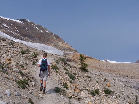 Iceline Trail ascent