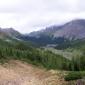 Looking back to Three Isle Lake